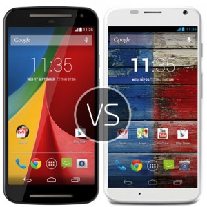 Motorola Moto G2 vs Motorola Moto X2