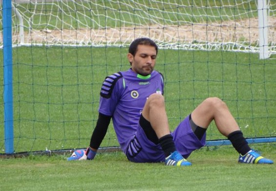 Sepahan Goalkeeper Rahman Ahmadi Iran
