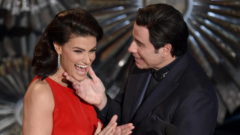 Idina Menzel, John Travolta