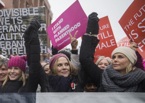 Star studded turn out at womens march Star studded turn out at womens march